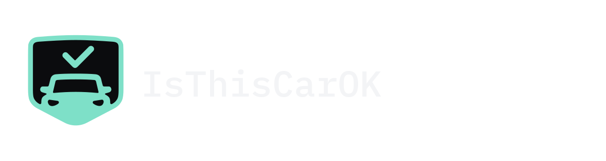 IsThisCarOK horizontal lockup on dark